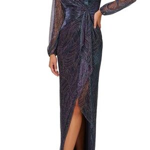 Adrianna Papell Elegant Shimmering Evening Gown